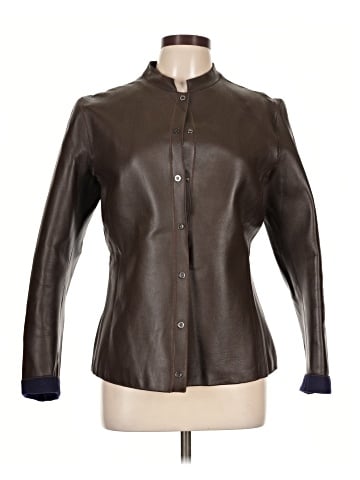 Armani Collezioni Leather Jacket (view 1)