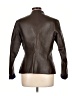Armani Collezioni 100% Leather Solid Brown Leather Jacket Size 12 - photo 2