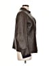Armani Collezioni 100% Leather Solid Brown Leather Jacket Size 12 - photo 4