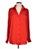 Lucy Paris 100% Polyester Red Long Sleeve Blouse Size L - photo 1