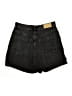 Zara Black Denim Shorts Size 6 - photo 2