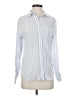 J.Crew Stripes Blue Long Sleeve Button-Down Shirt Size 4 - photo 1