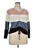 Full Circle Trends With Love 100% Acrylic Color Block Blue Pullover Sweater Size 1X - photo 5
