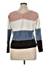 Full Circle Trends With Love 100% Acrylic Color Block Blue Pullover Sweater Size 1X - photo 4