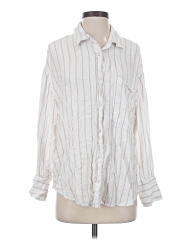 American Eagle Outfitters Long Sleeve Button-Down Shirt (view 1)