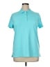 Lands' End 100% Cotton Teal Short Sleeve Top Size 14W - photo 1