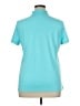 Lands' End 100% Cotton Teal Short Sleeve Top Size 14W - photo 2