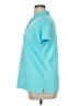 Lands' End 100% Cotton Teal Short Sleeve Top Size 14W - photo 5