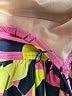 Tea Print Yellow One Piece Swimsuit Size 8 - photo 4