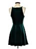 Speechless Solid Teal Cocktail Dress Size S - photo 2
