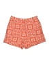 Ann Taylor Print Orange Shorts Size 10 - photo 1