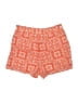 Ann Taylor Print Orange Shorts Size 10 - photo 2