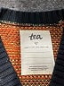 Tea 100% Cotton Floral Orange Cardigan Size S (kids) - photo 3