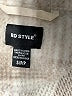 RD Style 100% Polyester Plaid Ivory Jacket Size S - photo 6