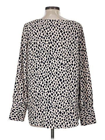 Ann Taylor Long Sleeve Blouse (view 2)
