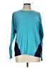 Boden 100% Cotton Color Block Teal Pullover Sweater Size 10 - photo 1