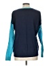 Boden 100% Cotton Color Block Teal Pullover Sweater Size 10 - photo 2