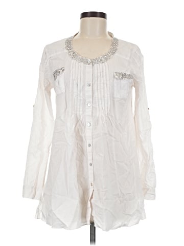 Romeo & Juliet Couture Long Sleeve Blouse (view 1)