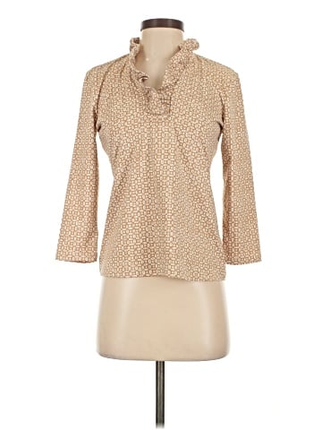 J. McLaughlin 3/4 Sleeve Blouse (view 1)