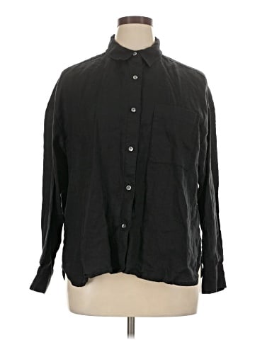 James Perse Long Sleeve Button-Down Shirt (view 1)