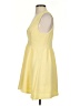 LUCCA Solid Yellow Cocktail Dress Size S - photo 5