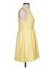 LUCCA Solid Yellow Cocktail Dress Size S - photo 4