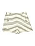 Zara Basic Stripes Ivory Shorts Size M - photo 1