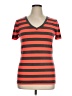 rue21 Stripes Red Short Sleeve T-Shirt Size XL - photo 1
