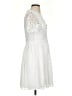 Lulus 100% Polyester White Cocktail Dress Size S - photo 4