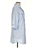 Dotti Blue 3/4 Sleeve Button-Down Shirt Size S - photo 4