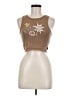 Vans 100% Cotton Brown Sleeveless Top Size M - photo 1