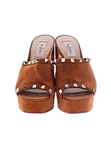 Valentino  Rockstud Platform Mules (view 2)