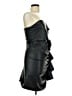 Express 100% Polyurethane Black Cocktail Dress Size M - photo 4