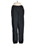 Nike 100% Polyester Solid Black Casual Pants Size M - photo 1