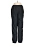 Nike 100% Polyester Solid Black Casual Pants Size M - photo 2