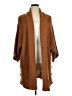 North Style 100% Acrylic Brown Poncho Size XL - photo 1