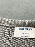 Old Navy 100% Cotton Solid Gray Pullover Sweater Size L - photo 7