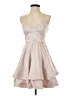 Sequin Hearts Tan Cocktail Dress Size 3 - photo 1