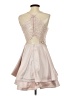 Sequin Hearts Tan Cocktail Dress Size 3 - photo 2