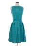 Mossimo Stripes Teal Casual Dress Size XS - photo 1