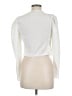 Topshop 100% Polyester Ivory Long Sleeve Blouse Size 8 - photo 2