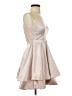 Sequin Hearts Tan Cocktail Dress Size 3 - photo 4