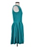 Mossimo Stripes Teal Casual Dress Size XS - photo 4