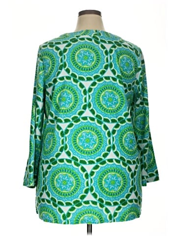 Talbots 3/4 Sleeve Blouse (view 2)