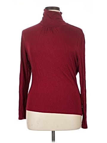 August Silk Long Sleeve Turtleneck (view 1)