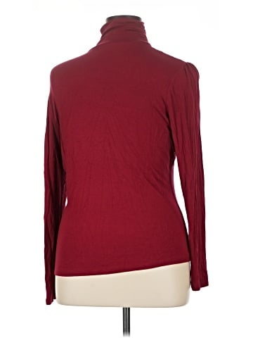August Silk Long Sleeve Turtleneck (view 2)