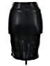 Shein Black Faux Leather Skirt Size XL - photo 2