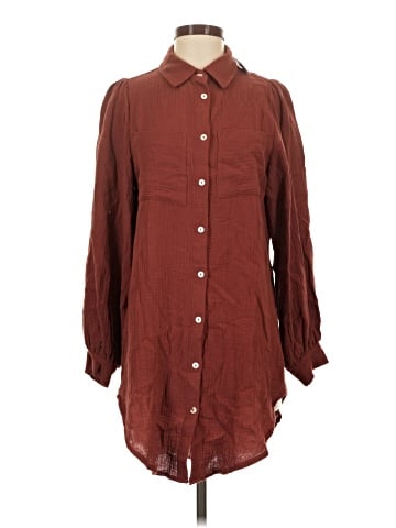Millibon Long Sleeve Button-Down Shirt (view 1)