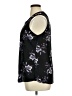 Katherine Barclay 100% Polyester Floral Black Sleeveless Blouse Size XL - photo 5