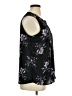 Katherine Barclay 100% Polyester Floral Black Sleeveless Blouse Size XL - photo 4